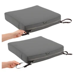 Montlake Fadesafe Square Patio Dining Seat Cushion Set - Charcoal Gray - Classic Accessories 15 Montlake Fadesafe Square Patio Dining Seat Cushion Set - Charcoal Gray - Classic Accessories -Sunnydaze Decor Store GUEST 4cd704be b983 4b39 ba0d 04ee51b168bc