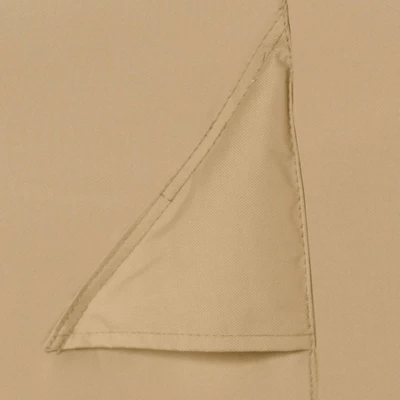 Classic Accessories 128" Terrazzo Water Resistant Patio Table & Chair Set Cover - Tan 3 Classic Accessories 128" Terrazzo Water Resistant Patio Table & Chair Set Cover - Tan