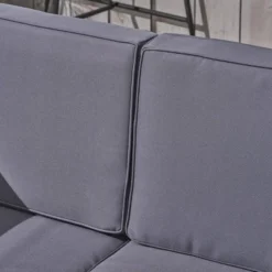 Malawi 10pc Acacia UShaped Sectional Sofa Set With Fire Pit Gray/Dark Gray - Christopher Knight Home 9 Malawi 10pc Acacia UShaped Sectional Sofa Set With Fire Pit Gray/Dark Gray - Christopher Knight Home -Sunnydaze Decor Store GUEST 4dc57114 b975 4460 9f5c fdb6d35f2667