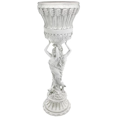 Design Toscano Les Filles Joyeuses Neoclassical Pedestal Urn 3 Design Toscano Les Filles Joyeuses Neoclassical Pedestal Urn