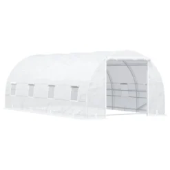 Outsunny 20' X 10' X 7' Walk-In Tunnel Greenhouse Garden Warm House Large Hot House Kit With 8 Roll-up Windows & Roll Up Door, Steel Frame 19 Outsunny 20' X 10' X 7' Walk-In Tunnel Greenhouse Garden Warm House Large Hot House Kit With 8 Roll-up Windows & Roll Up Door, Steel Frame -Sunnydaze Decor Store GUEST 4e112fa0 ece7 412d 9452 e4590a99ddd4