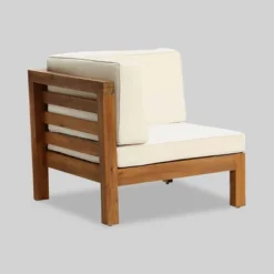 Oana 12pc Acacia U-Shaped Sectional Sofa Set With Fire Pit - Teak/Beige And Light Gray - Christopher Knight Home 8 Oana 12pc Acacia U-Shaped Sectional Sofa Set With Fire Pit - Teak/Beige And Light Gray - Christopher Knight Home -Sunnydaze Decor Store GUEST 4ef0cbb8 a234 4f1f 8dab 4a711303bd90