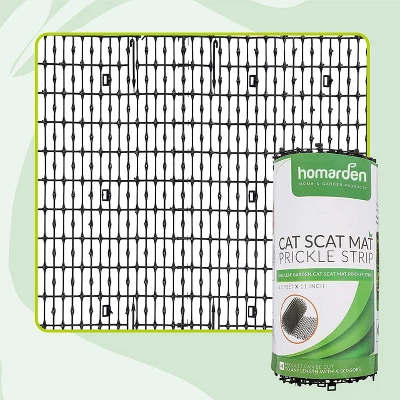 Homarden 6.5ft Cat Scat Repellent Mat - Black 3 Homarden 6.5ft Cat Scat Repellent Mat - Black