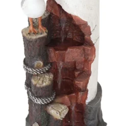 Sunnydaze Decor Sunnydaze 36"H Electric Polyresin Gull's Cove Lighthouse Outdoor Water Fountain With LED Light -Sunnydaze Decor Store GUEST 501ce53c d1e8 4ba7 8260 6114a5717621