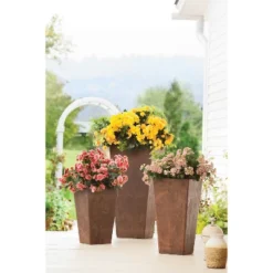 Evergreen Large Sussex Frost-Proof Resin Planter