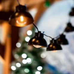 Novelty Lights 10 Lampshade LED Filament G40 Globe String Light Set With Warm White Bulbs -Sunnydaze Decor Store GUEST 50961ae6 2fe8 4f22 a3c0 e495f98e277d