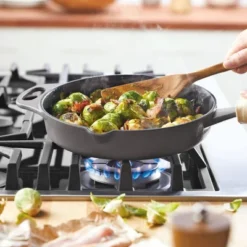 Rachael Ray Premium RUST-RESISTANT Cast Iron Skillet 10" Gray 19 Rachael Ray Premium RUST-RESISTANT Cast Iron Skillet 10" Gray -Sunnydaze Decor Store GUEST 513d099e 12df 4de9 9069 0874534c6530