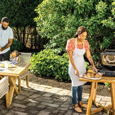 Ninja Woodfire Outdoor Grill & Smoker, 7-in-1 Master Grill, BBQ Smoker And Air Fryer With Woodfire Technology - OG701 14 Ninja Woodfire Outdoor Grill & Smoker, 7-in-1 Master Grill, BBQ Smoker And Air Fryer With Woodfire Technology - OG701 - Image 12