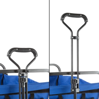 Nature Spring All-Terrain Heavy-Duty Collapsible Utility Wagon With Telescopic Handle 4 Nature Spring All-Terrain Heavy-Duty Collapsible Utility Wagon With Telescopic Handle - Image 2