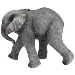 Design Toscano Eloise The Baby Calf Elephant Statue - Gray -Sunnydaze Decor Store GUEST 5197203d d741 4616 a181 72d159fd6dd4