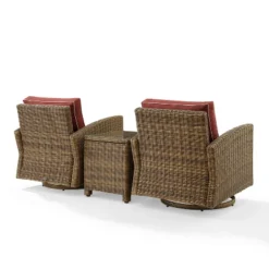 3pc Bradenton Outdoor Steel Swivel Rocking Chairs - Crosley 23 3pc Bradenton Outdoor Steel Swivel Rocking Chairs - Crosley -Sunnydaze Decor Store GUEST 5246c2c4 77f7 4f10 9910 a73b7d90297a