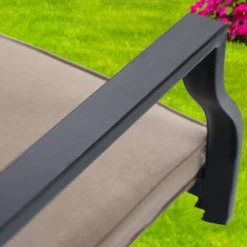 3pc Wrought Iron Patio Dining Set With Square Table With Umbrella Hole & Swivel Chairs - Captiva Designs 17 3pc Wrought Iron Patio Dining Set With Square Table With Umbrella Hole & Swivel Chairs - Captiva Designs -Sunnydaze Decor Store GUEST 538f4ebb 27ae 42ea a9bc 280292c4edb6