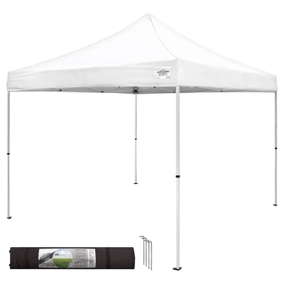 Caravan Canopy V-Series 10 X 10' 2 Straight Leg Sidewall Kit And M-Series Pro 2 10 X 10 Foot Shade Tent With Roller Bag For Recreational Use 4 Caravan Canopy V-Series 10 X 10' 2 Straight Leg Sidewall Kit And M-Series Pro 2 10 X 10 Foot Shade Tent With Roller Bag For Recreational Use - Image 2