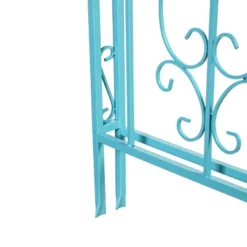 Evergreen Montebello Iron Garden Arbor, Coastal Blue- 53 X 84 X 23 Inches Fade And Weather Resistant Outdoor Decor 16 Evergreen Montebello Iron Garden Arbor, Coastal Blue- 53 X 84 X 23 Inches Fade And Weather Resistant Outdoor Decor -Sunnydaze Decor Store GUEST 545da4db 29c4 4878 9f98 0795eab141ed
