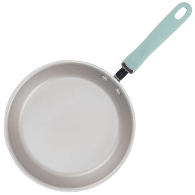 Rachael Ray Create Delicious 9.5" Aluminum Nonstick Deep Skillet With Lid Light Blue 3 Rachael Ray Create Delicious 9.5" Aluminum Nonstick Deep Skillet With Lid Light Blue