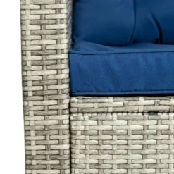 Terrazzo 4pc Outdoor Wicker Seating Set With Cushions - DUKAP -Sunnydaze Decor Store GUEST 54d3bb4c 597c 4895 bbc1 14bf3bc4ba4c