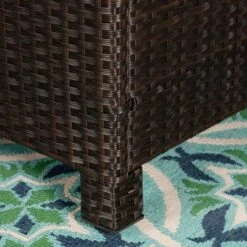 Puerta 6pc Wicker Seating Set - Dark Brown/Beige - Christopher Knight Home -Sunnydaze Decor Store GUEST 5575d905 d728 4c03 ac2f a7b18d155423