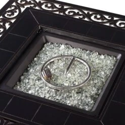 5pc Set With 42" Square Outdoor Aluminum Fire Table & 4 Swivel Rocking Chairs & A Wind Blocker - Oakland Living 18 5pc Set With 42" Square Outdoor Aluminum Fire Table & 4 Swivel Rocking Chairs & A Wind Blocker - Oakland Living -Sunnydaze Decor Store GUEST 565837b8 6a1e 4a82 aca6 b99ce7091fbe