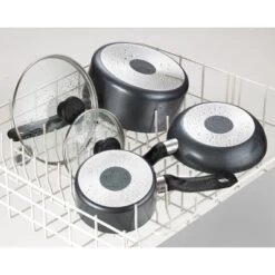 T-fal Initiatives Ceramic C92107 PTFE-free PFOA-free Dishwasher Safe Cookware 11.5 Fry Pan Black -Sunnydaze Decor Store GUEST 56a907b6 8eaf 40ae a671 cc15d6a1ef52