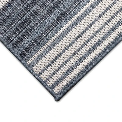 Liora Manne Malibu Indoor/Outdoor Rug Navy 8 Liora Manne Malibu Indoor/Outdoor Rug Navy - Image 6