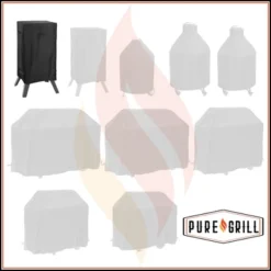 Pure Grill 40-inch Smoker BBQ Grill Cover For Electric Vertical Smokers, Universal Fit Cover - 24" X 17" X 38" 13 Pure Grill 40-inch Smoker BBQ Grill Cover For Electric Vertical Smokers, Universal Fit Cover - 24" X 17" X 38" -Sunnydaze Decor Store GUEST 57d7d717 cd6d 413f b6cb c6b7bde53f5d