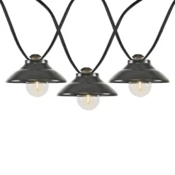 Novelty Lights 10 Lampshade LED Filament G40 Globe String Light Set With Warm White Bulbs -Sunnydaze Decor Store GUEST 59758937 0bc1 4af1 9d12 251bd9c0859b