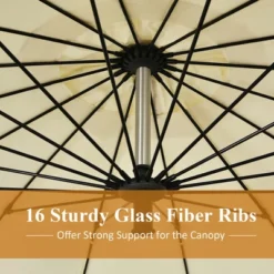 Costway 10ft Patio Offset Umbrella W/ Crank And Cross Base Aluminum -Sunnydaze Decor Store GUEST 5ab2bcc9 4ba3 4b32 b420 04858f607e43