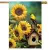 Briarwood Lane Goldfinch And Sunflowers Summer House Flag Birdhouse Floral 28" X 40" 2 Briarwood Lane Goldfinch And Sunflowers Summer House Flag Birdhouse Floral 28" X 40" -Sunnydaze Decor Store GUEST 5c09aee7 2be5 4d98 8fb1 c6c22b5a253d