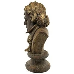 Design Toscano Ludwig Van Beethoven Sculptural Composer Bust -Sunnydaze Decor Store GUEST 5cf0faf7 1ee4 47e6 8f99 3eb6489b5ec6