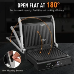 Costway Electric Panini Press Grill 1200W Sandwich Maker With Independent Temperature Control & Removable Drip Tray 15 Costway Electric Panini Press Grill 1200W Sandwich Maker With Independent Temperature Control & Removable Drip Tray -Sunnydaze Decor Store GUEST 5eb38558 e73d 416a b47f dddc7f1cb80b