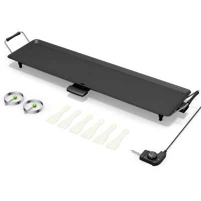 Electric Teppanyaki Table Top Grill Griddle BBQ Barbecue Nonstick Camping 10 Electric Teppanyaki Table Top Grill Griddle BBQ Barbecue Nonstick Camping - Image 8