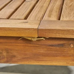 Damon 7pc Wood & Wicker Expandable Dining Set - Natural/Brown - Christopher Knight Home -Sunnydaze Decor Store GUEST 5f28dc95 83cd 4d37 8247 85ae74e422fb