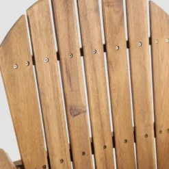 Malibu 2pk Acacia Wood Adirondack Barstools - Natural - Christopher Knight Home -Sunnydaze Decor Store GUEST 6021c785 7afc 42b3 a983 56af2680d747