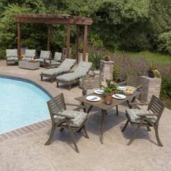 Arden Selections Indulge Plush PolyFill Seat Pad Aurora Damask Tan -Sunnydaze Decor Store GUEST 60cbbdd2 9496 4d9b 9586 dea78709c211