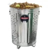 Behrens 20gal Galvanized Steel Composter Can With Lid 2 Behrens 20gal Galvanized Steel Composter Can With Lid -Sunnydaze Decor Store GUEST 610dd413 4668 4c3b a680 d093c43ca4c3