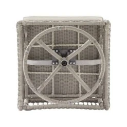 3pc Thatcher Outdoor Steel Conversation Set Creme/Driftwood - Crosley -Sunnydaze Decor Store GUEST 6461a89d a042 4315 910e 2e3dec427d15