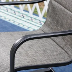 Patio Set With Steel Table With 1.57" Umbrella Hole & Padded Sling Arm Chairs - Captiva Designs 25 Patio Set With Steel Table With 1.57" Umbrella Hole & Padded Sling Arm Chairs - Captiva Designs -Sunnydaze Decor Store GUEST 64645ba4 f3fd 4599 a5a7 bb723156031c