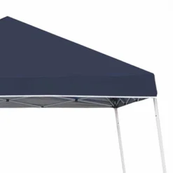 Z-Shade Angled Leg Canopy Tent With Push Button Locking System And 4 Pack Of 5 Pound Plastic Concrete Filled Leg Weight Plates, Navy -Sunnydaze Decor Store GUEST 647e05a1 d4d3 4ee6 b0c1 c58a33882249