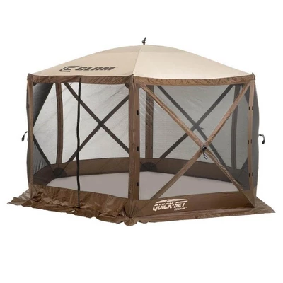 Clam Quick-Set Escape 11.5 X 11.5 Ft Portable Pop Up Camping Outdoor Gazebo Screen Tent Canopy Shelter & Carry Bag With 6 Wind & Sun Panels Accessory 4 Clam Quick-Set Escape 11.5 X 11.5 Ft Portable Pop Up Camping Outdoor Gazebo Screen Tent Canopy Shelter & Carry Bag With 6 Wind & Sun Panels Accessory - Image 2