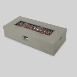 Oana 12pc Acacia U-Shaped Sectional Sofa Set With Fire Pit - Teak/Beige And Light Gray - Christopher Knight Home 11 Oana 12pc Acacia U-Shaped Sectional Sofa Set With Fire Pit - Teak/Beige And Light Gray - Christopher Knight Home -Sunnydaze Decor Store GUEST 65511adb 76e2 47b5 9c45 6d1d767871ce