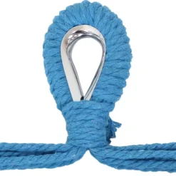 Sunnydaze Decor Sunnydaze Hanging Rope Hammock Chair Swing With Collapsible Bar For Backyard And Patio - 265 Lb Weight Capacity - Ocean Breeze -Sunnydaze Decor Store GUEST 65ae522b b8cd 40ab 8b81 0c8f2e97722f