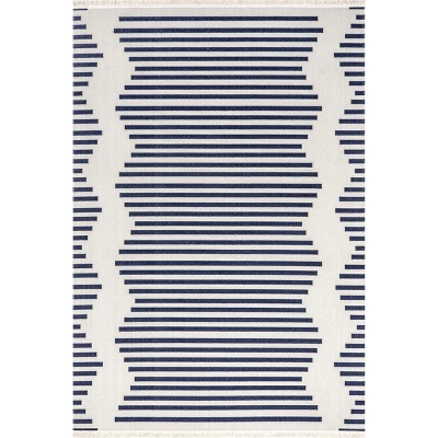 NuLOOM Holly Multi Stripe Indoor/Outdoor Area Rug 11 NuLOOM Holly Multi Stripe Indoor/Outdoor Area Rug - Image 9