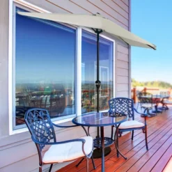 Nature Spring Half-Canopy Umbrella For Patios - 52" X 108" X 92", Tan 11 Nature Spring Half-Canopy Umbrella For Patios - 52" X 108" X 92", Tan -Sunnydaze Decor Store GUEST 69ea9fac 1809 4793 ac0f 75fea7e2ade0