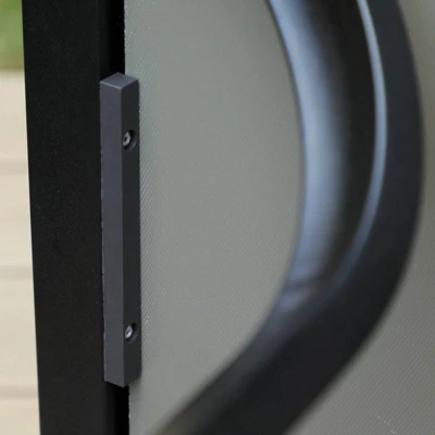 Outdoor Square Steel Dining Table - Captiva Designs 10 Outdoor Square Steel Dining Table - Captiva Designs - Image 8