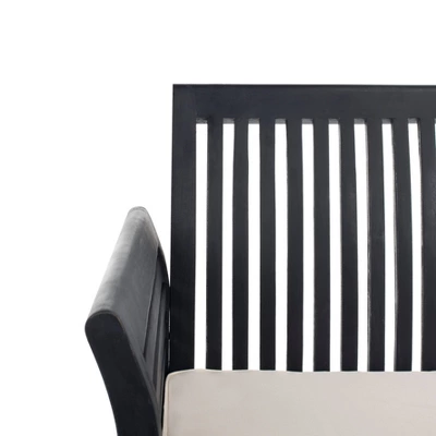 Carson 4pc Outdoor Set - Black/White - Safavieh 5 Carson 4pc Outdoor Set - Black/White - Safavieh - Image 3