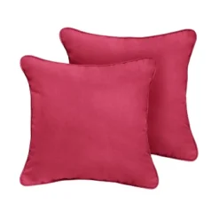 2pk Sunbrella Outdoor Throw Pillows Pink -Sunnydaze Decor Store GUEST 6c7208ad c1e9 4c3b 8f3c 89daa6c9415a