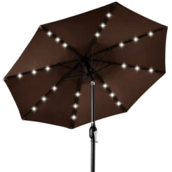Best Choice Products 10ft Solar LED Lighted Patio Umbrella W/ Tilt Adjustment, UV-Resistant Fabric -Sunnydaze Decor Store GUEST 6c9dceeb 26f9 4e23 9578 0d72bdc3af75