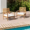 Orwell 2pk Acacia Wood Patio Chairs With Cushions - Natural - Alaterre Furniture 1 Orwell 2pk Acacia Wood Patio Chairs With Cushions - Natural - Alaterre Furniture -Sunnydaze Decor Store GUEST 6d374d41 8934 4d01 a3fa ce8f9008e2c2