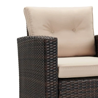 5pc Wicker Outdoor Conversation Set - EDYO LIVING 12 5pc Wicker Outdoor Conversation Set - EDYO LIVING - Image 10