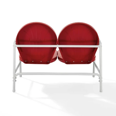 Griffith Outdoor Loveseat - Bright Red - Crosley 10 Griffith Outdoor Loveseat - Bright Red - Crosley - Image 8